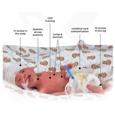 Симулятор недоношенного ребёнка NENASim Preemie Xcel