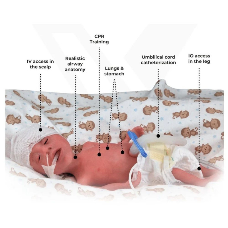 Симулятор недоношенного ребёнка NENASim Preemie Xcel