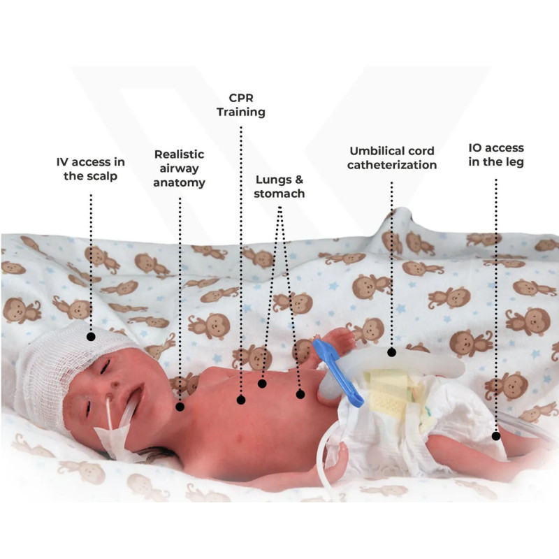 Симулятор недоношенного ребёнка NENASim Preemie Xact