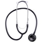 Стетоскоп двухголовочный со сменными диафрагмами, Sonus-Flex, черный, Luxamed