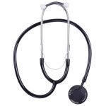 Стетоскоп со сменными диафрагмами, Sonus Flat Flex, черный, Luxamed