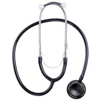 Стетоскоп двухголовочный со сменными диафрагмами, Sonus-Flex, черный, Luxamed