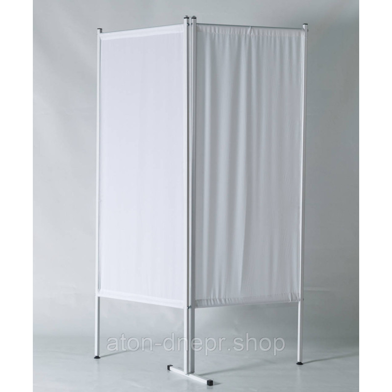 Ширма медицинская двухсекционная АТОН ШБ-2-К (на роликах)